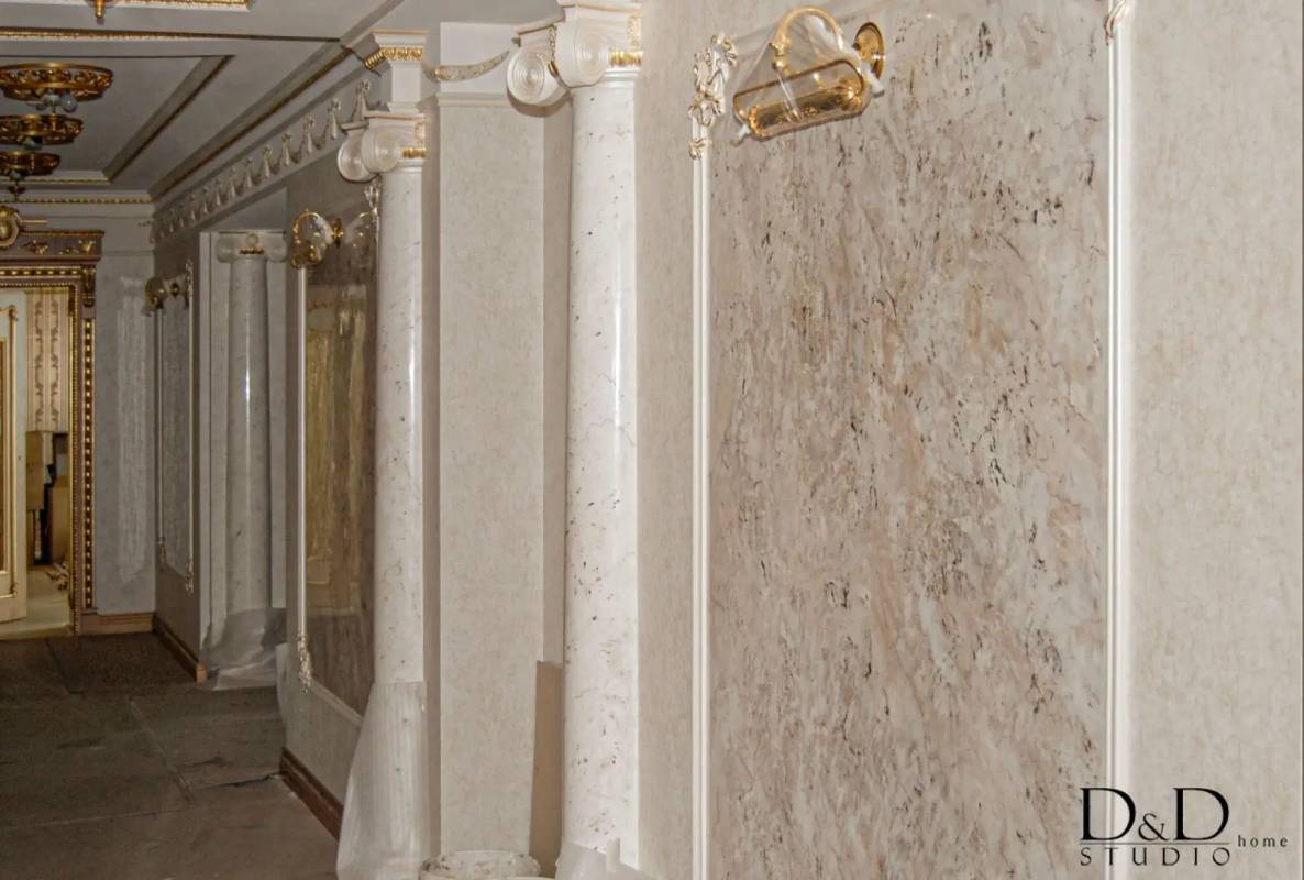 Декоративне оздоблення стін в класиці