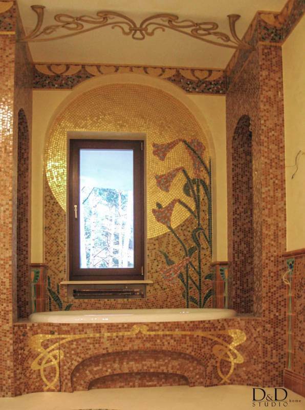 Ванна кімната в стилі Art Nouveau
