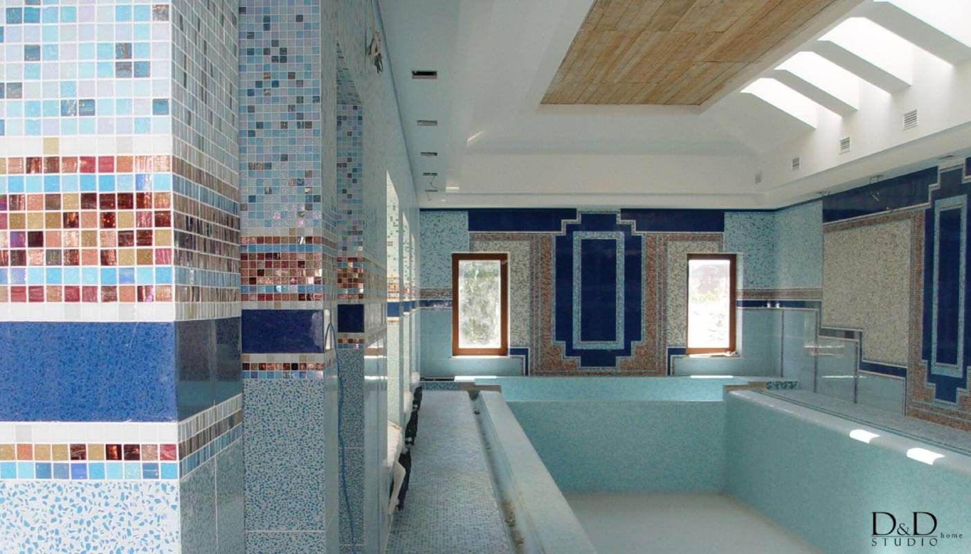 Функціональний приватний басейн Басейн в силі Art Deco